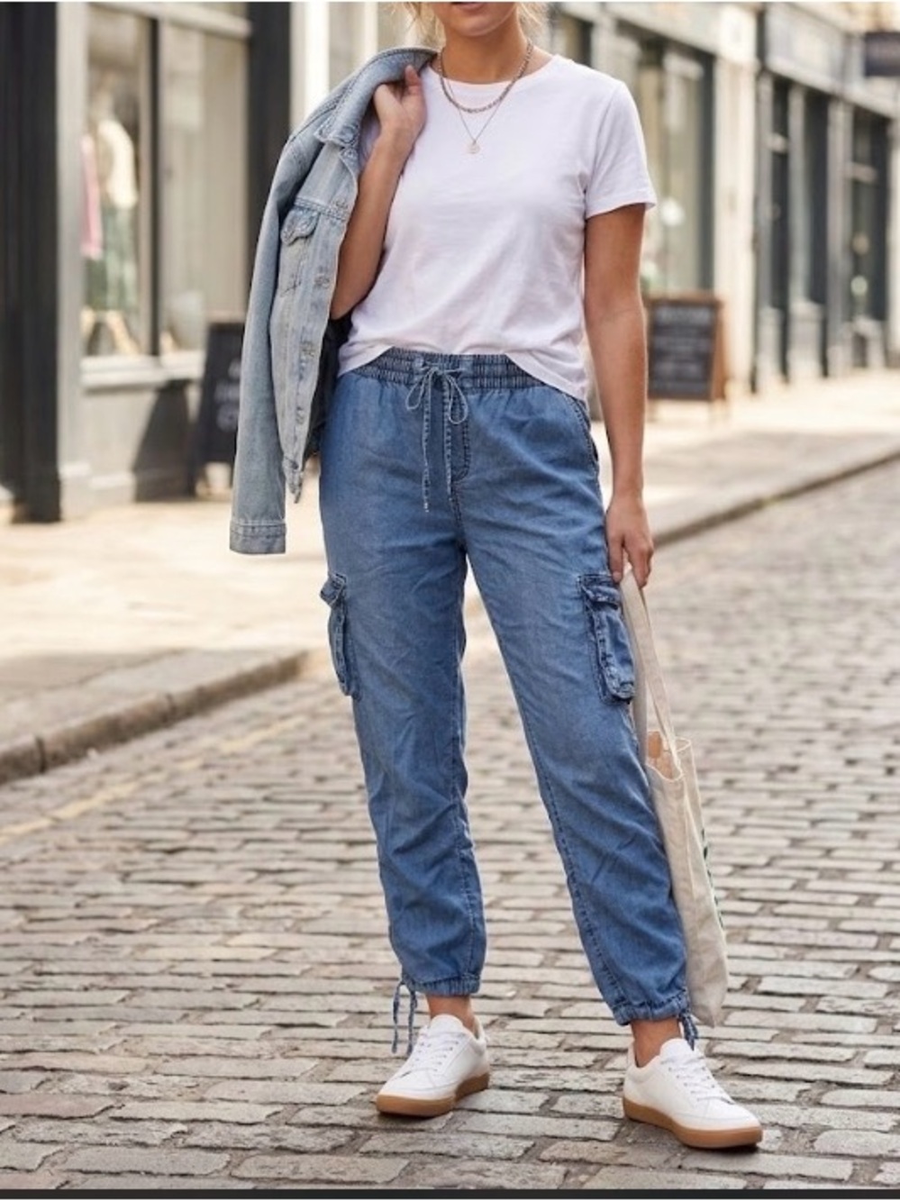 Cargo Denim Style Jogger